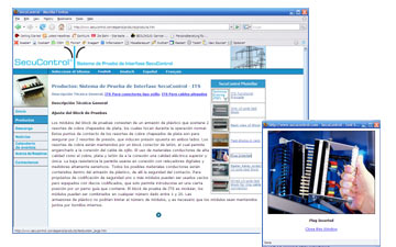 Image of SecuControl with Product Pop Up Window